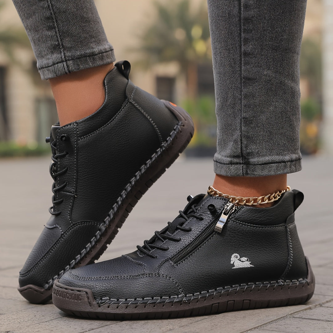 SIENA – Women’s Sneakers with Side Zipper