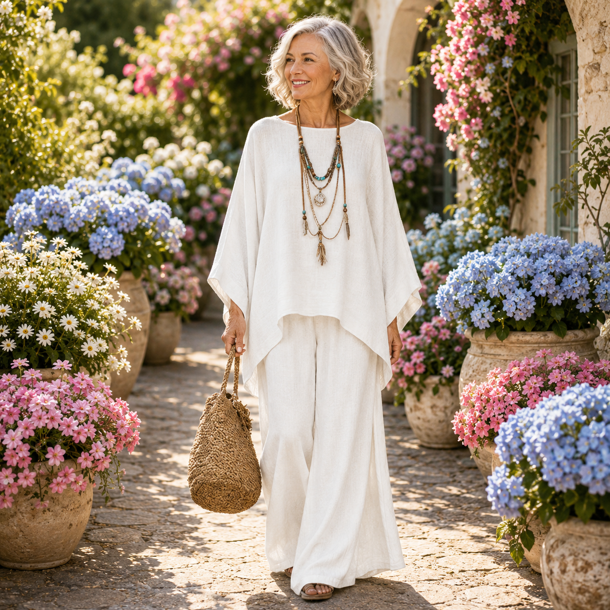 Celeste™ | Elegant Linen Two-Piece Set