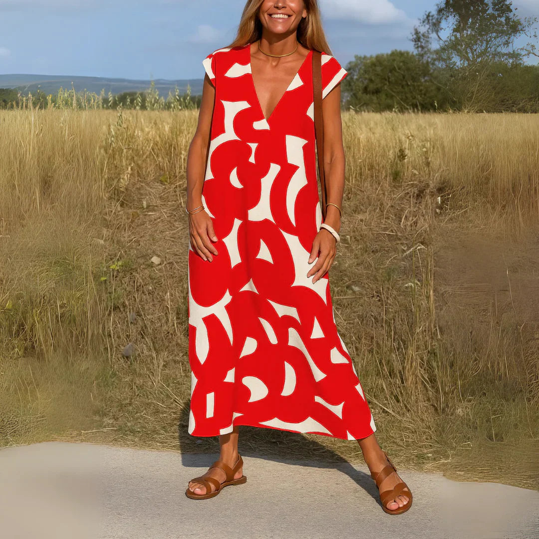 Tatiana Cutwork Detail Maxi Dress