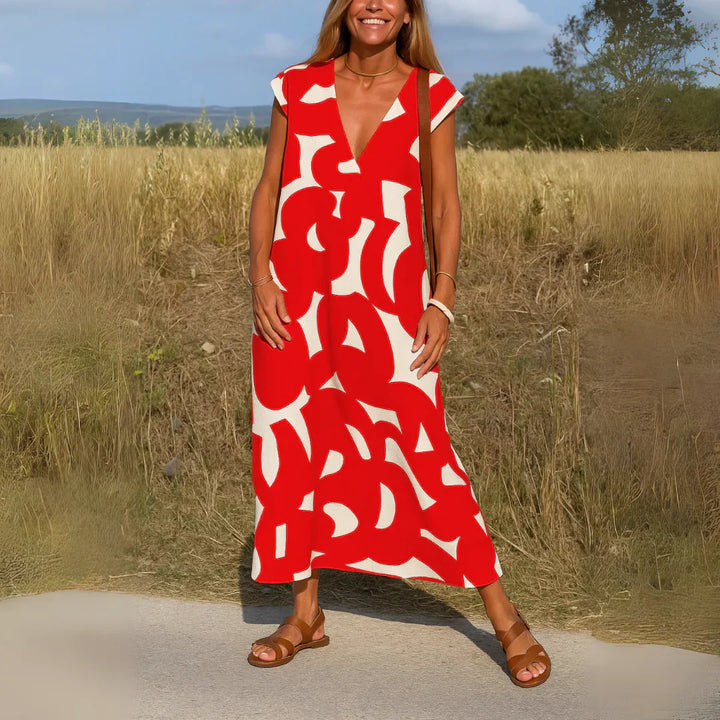 Tatiana Cutwork Detail Maxi Dress