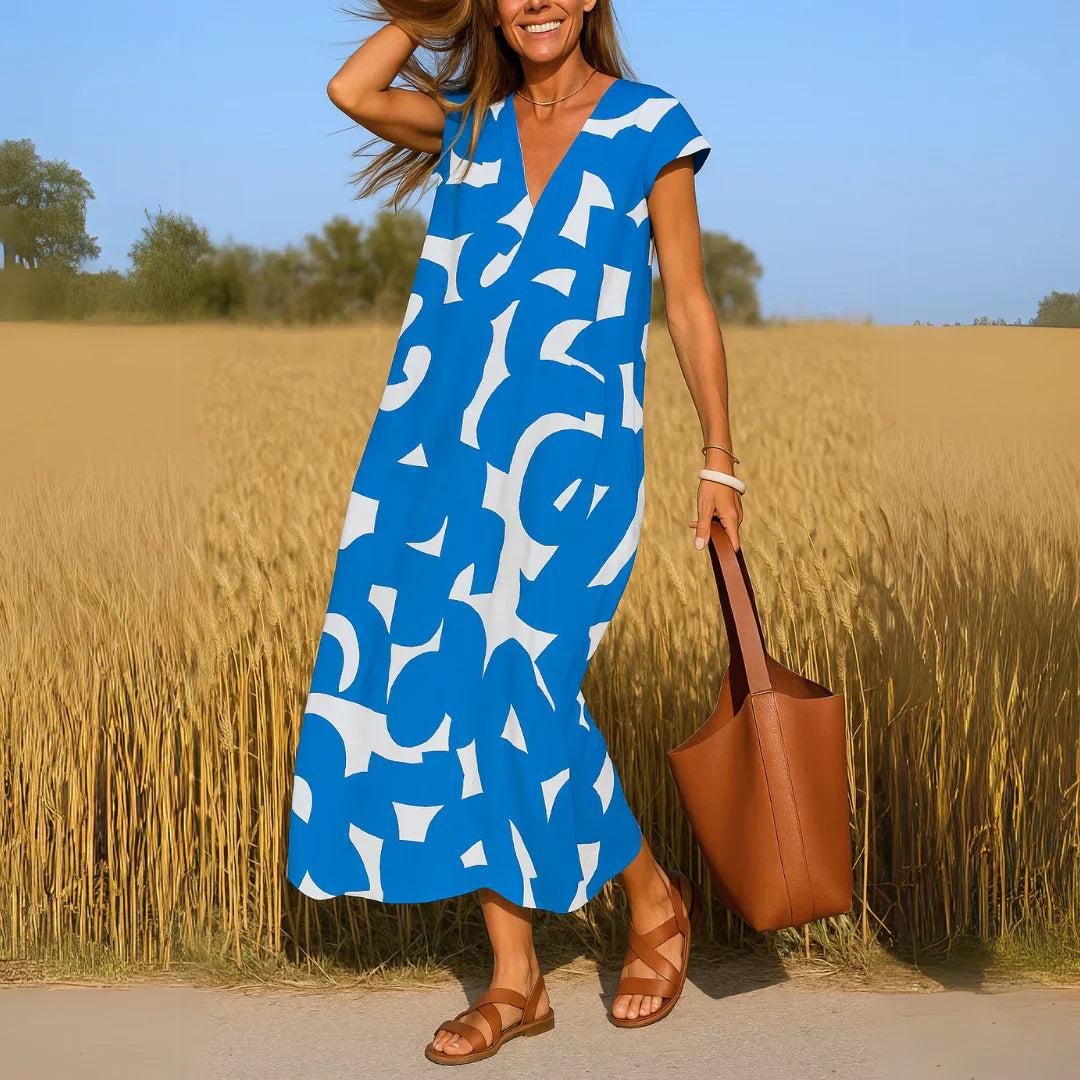 Tatiana Cutwork Detail Maxi Dress