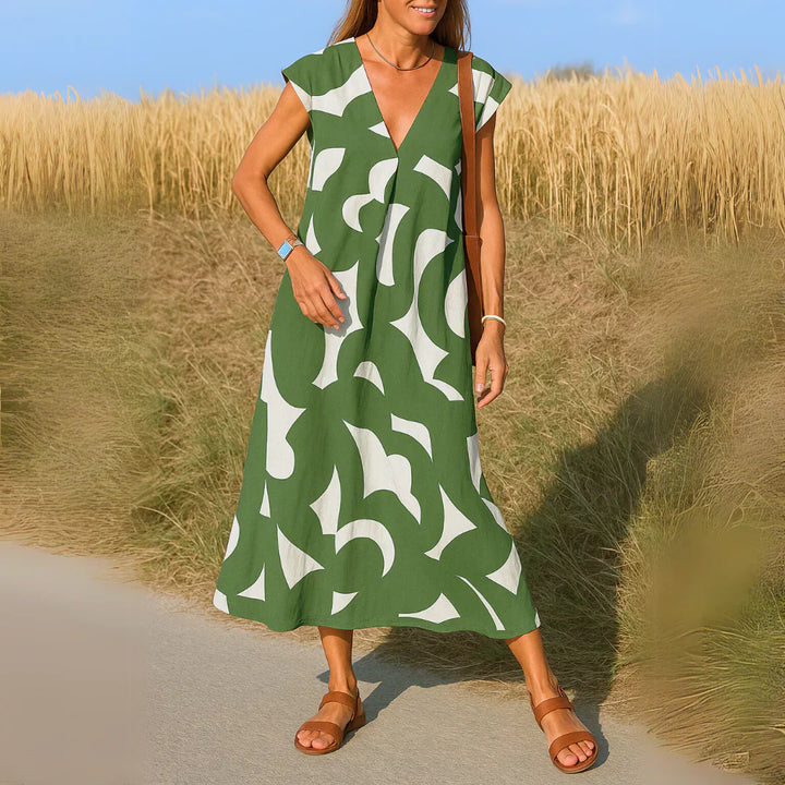 Tatiana Cutwork Detail Maxi Dress