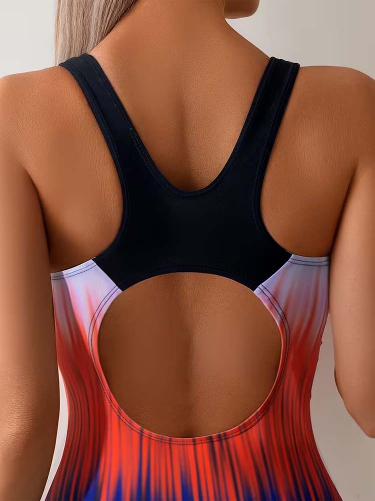 One Piece Gradient Tank Top