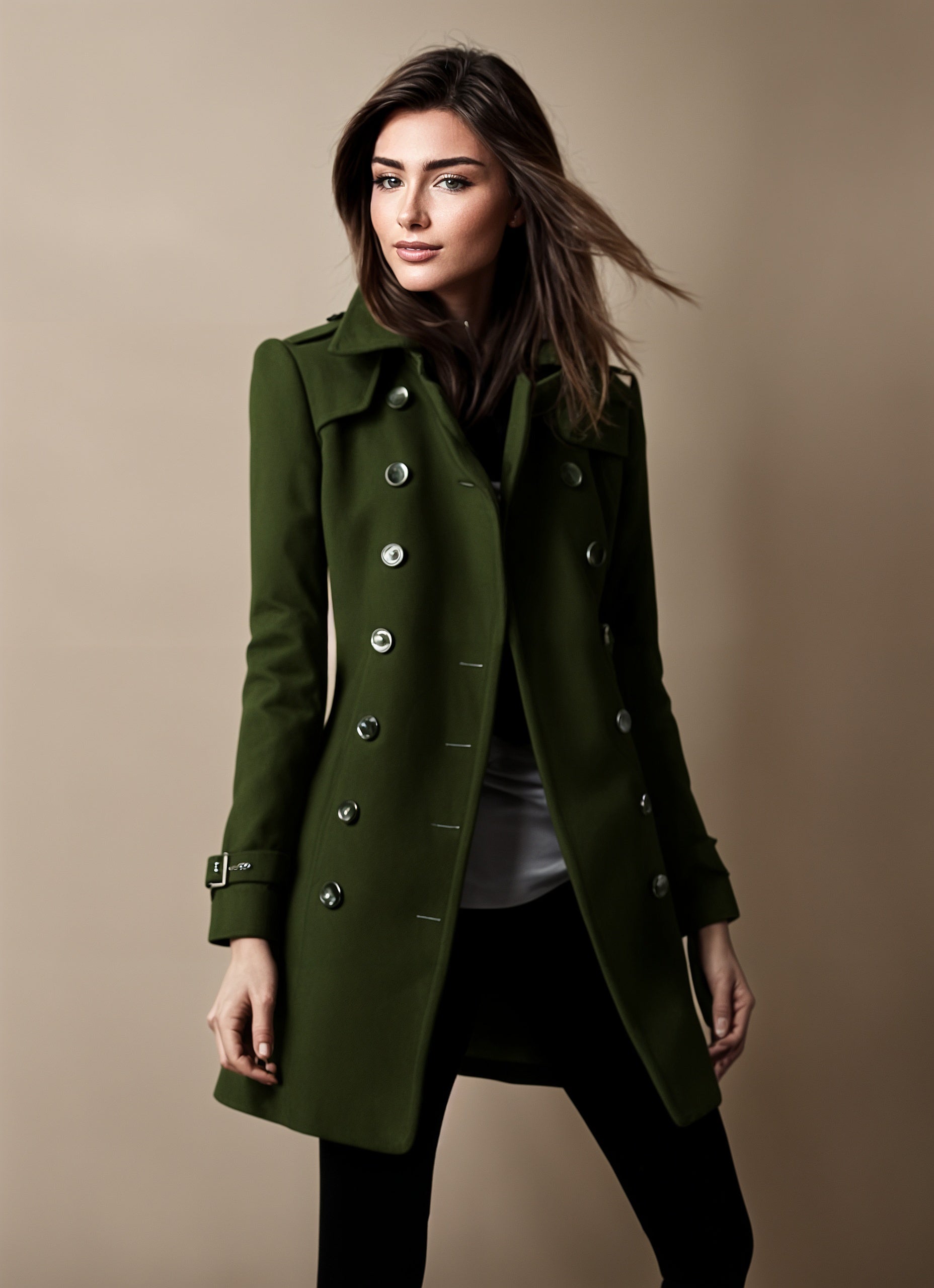Lilac - Women's Trench Coat