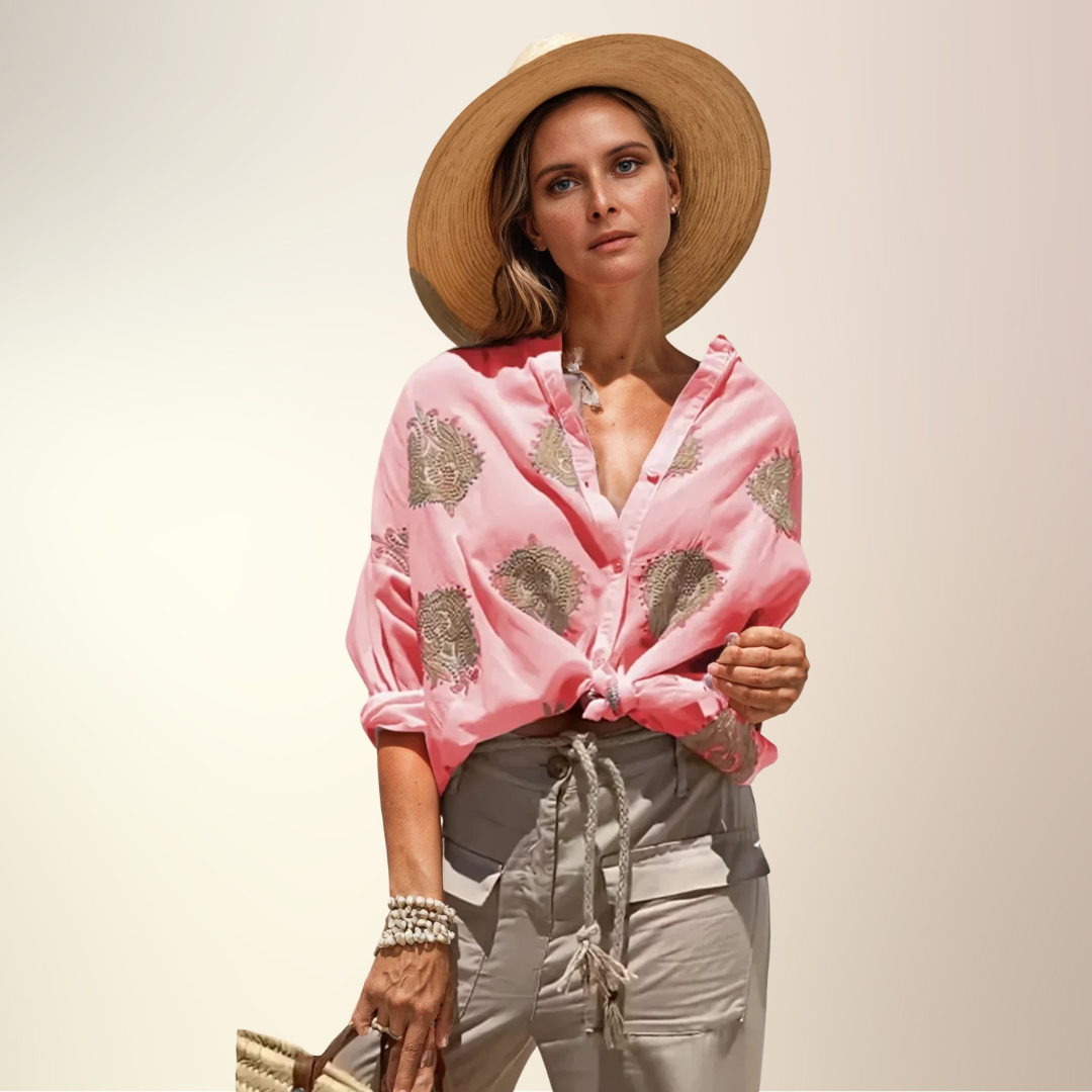 Gaby | Stylish Embroidered Shirt