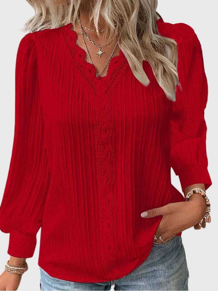 Robin | Elegant Pullover Blouse