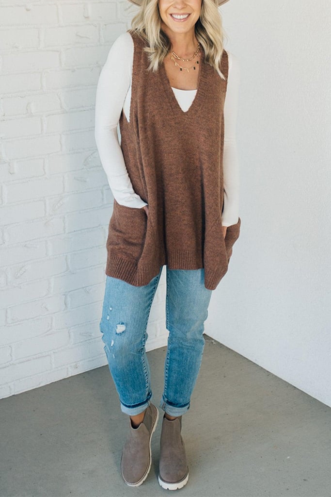 PALOMA – COZY POCKET SWEATER VEST