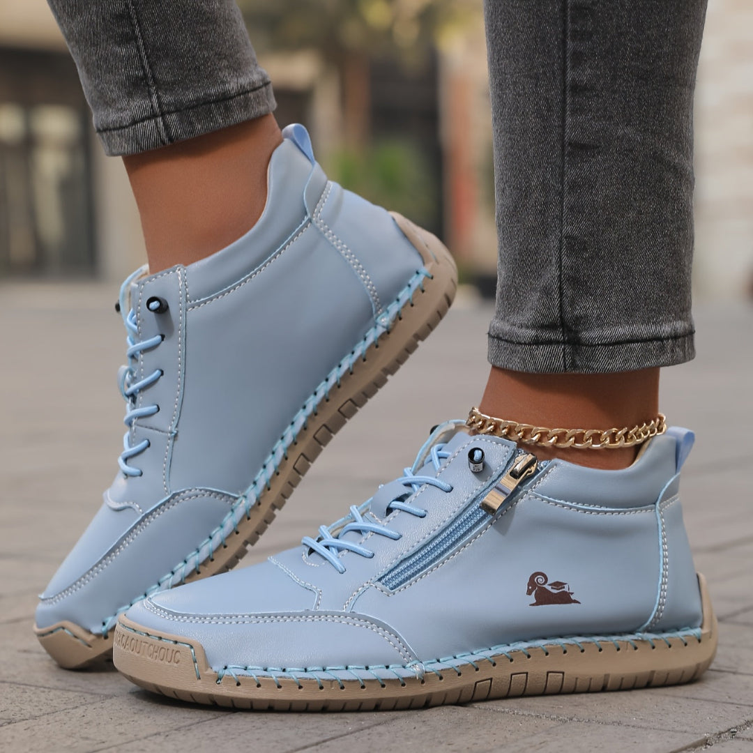 SIENA – Women’s Sneakers with Side Zipper