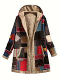 CYRAVYNNE – PLUSH PRINTED HOODED JACKET