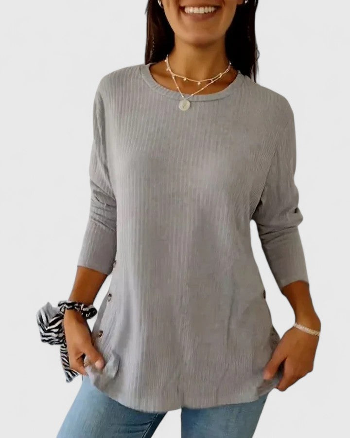Annie | Elegant Crew Top