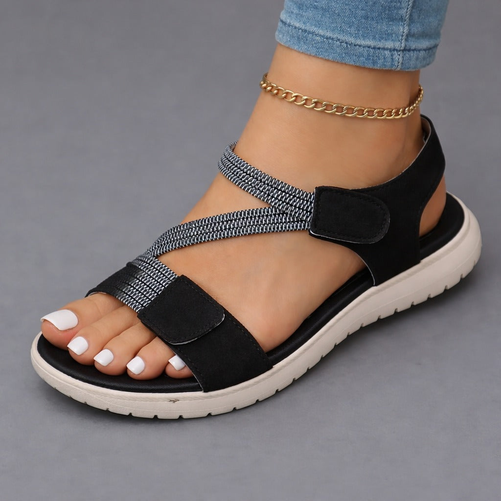 TRANI – Women’s Comfort Sandals with Elastic Straps
