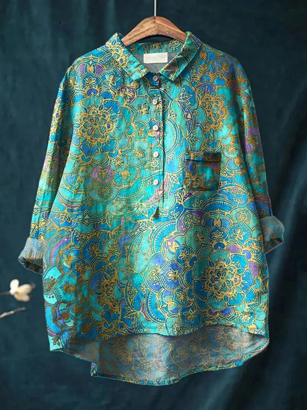 Leah | Colourful Spring Blouse