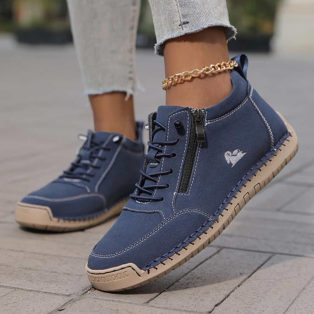 SIENA – Women’s Sneakers with Side Zipper