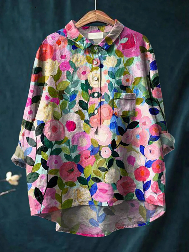 Leah | Colourful Spring Blouse