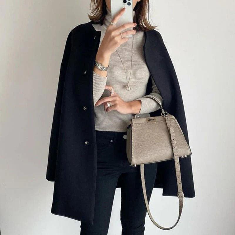 Zoey - Chic and Comfortable Woolen Jacket for Women