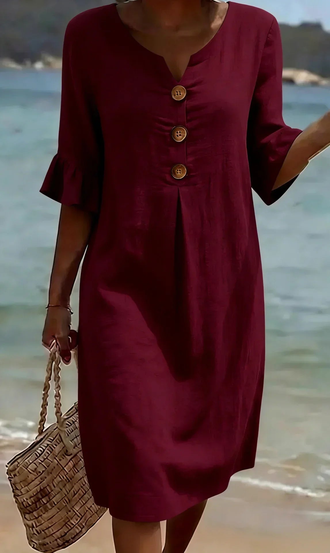 Radmila Textured Long Sleeve Dress