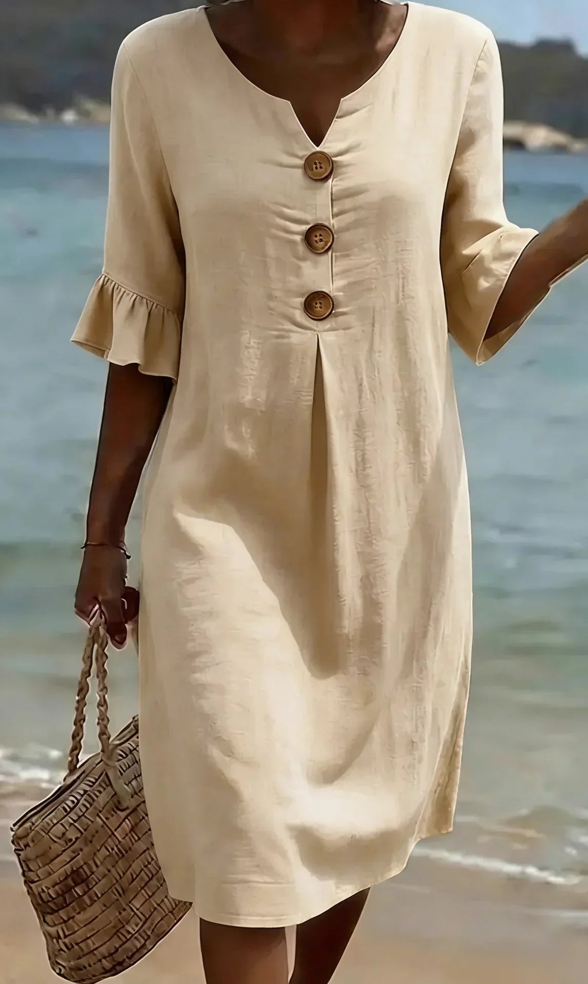 Radmila Textured Long Sleeve Dress