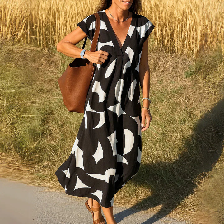 Tatiana Cutwork Detail Maxi Dress