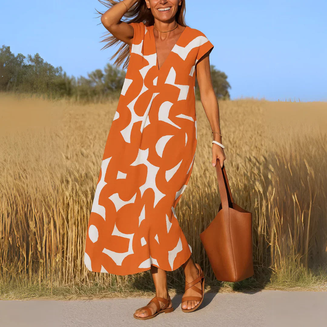 Tatiana Cutwork Detail Maxi Dress