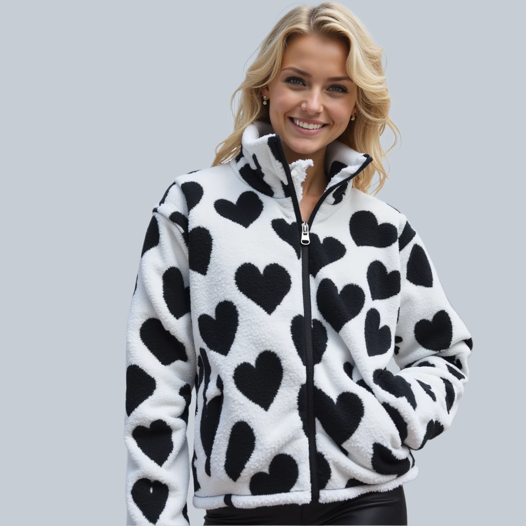 NOELLE – REVERSIBLE HEART JACKET