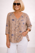 MARY | ELEGANT FLORAL BLOUSE
