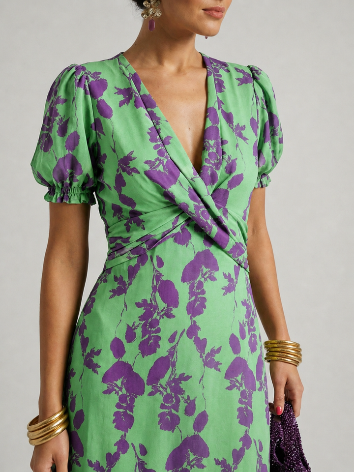 Virel | Relaxed Floral Midi Dress