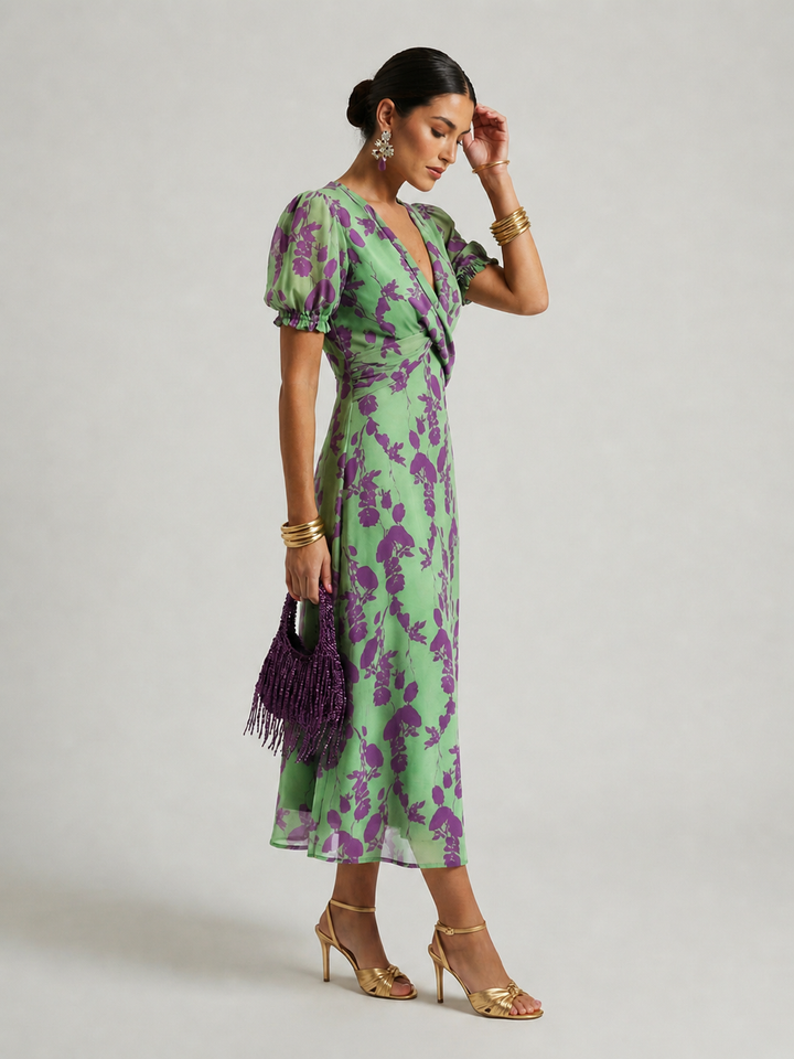 Virel | Relaxed Floral Midi Dress