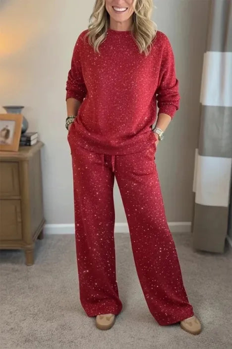 Keira™ | Cozy Shimmer Lounge Set