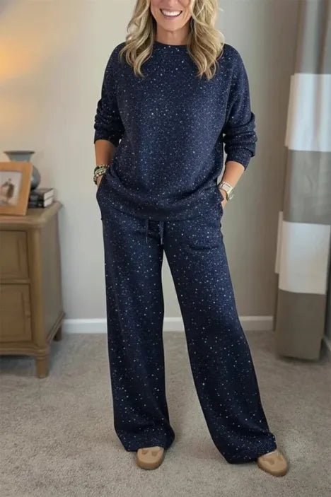 Keira™ | Cozy Shimmer Lounge Set