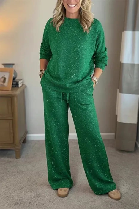 Keira™ | Cozy Shimmer Lounge Set