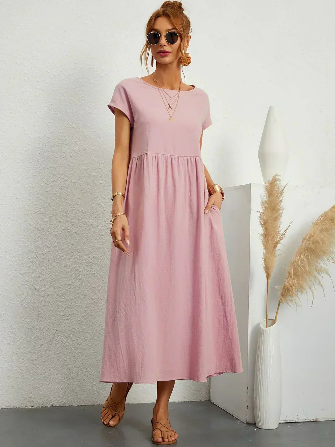 Ursina Fluid Midi Dress