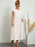 Ursina Fluid Midi Dress