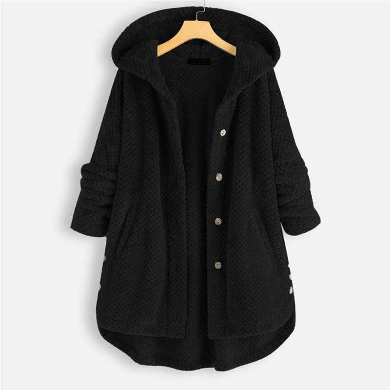 Serenovelle  – WINTER HOODED DOUBLE-FACED FLEECE COAT