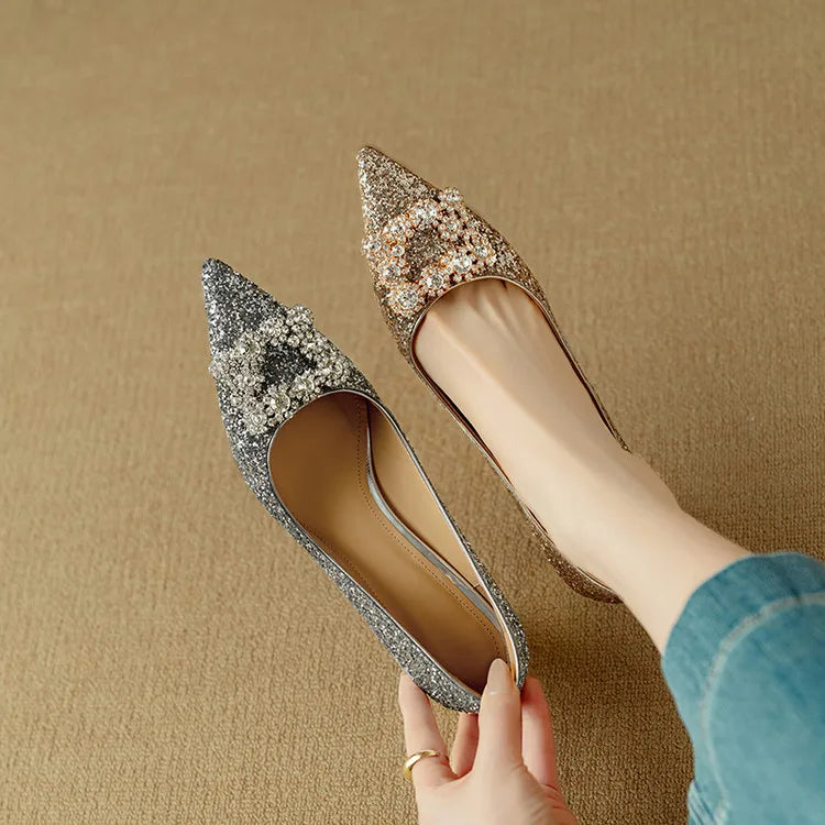 Annie | Gloria Glitter Pumps