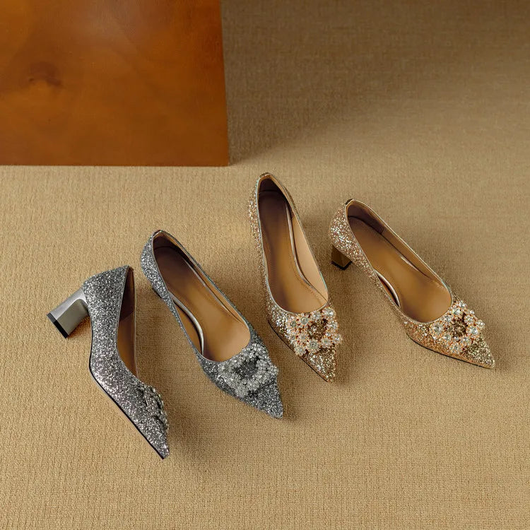 Annie | Gloria Glitter Pumps