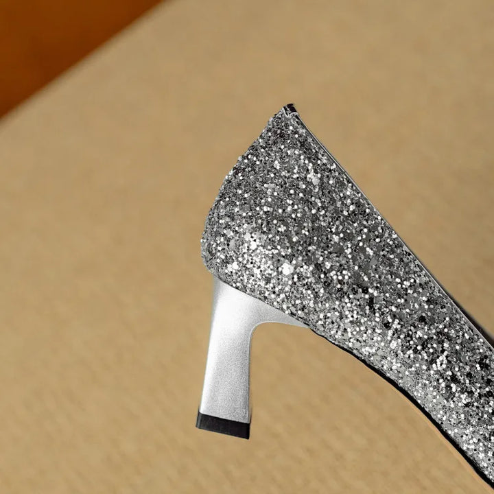 Annie | Gloria Glitter Pumps
