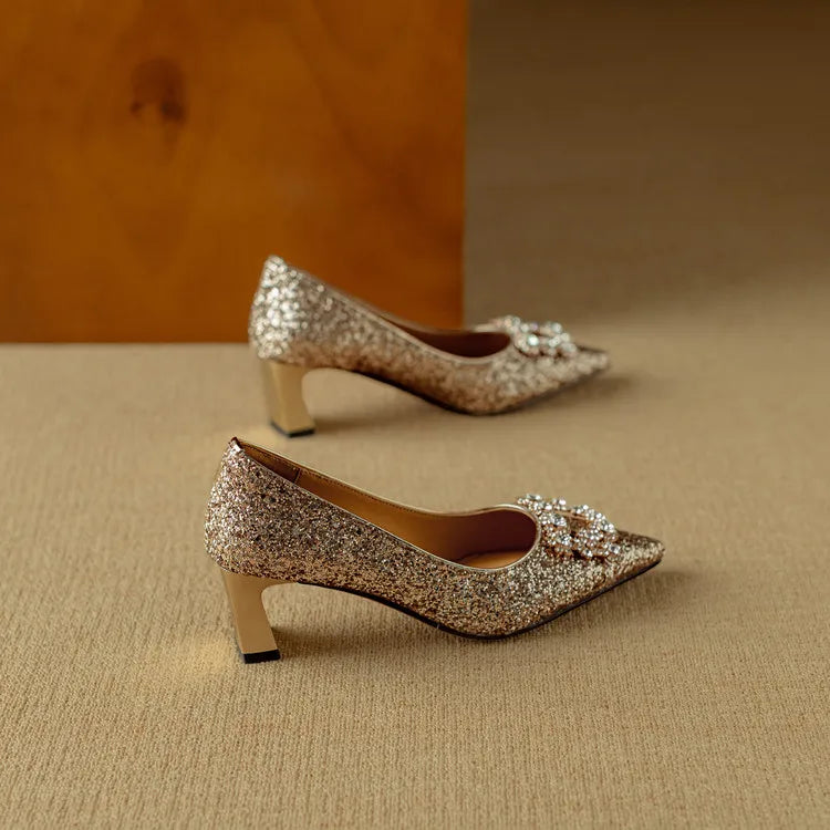 Annie | Gloria Glitter Pumps