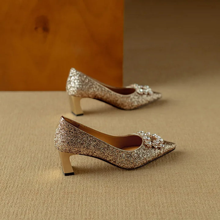 Annie | Gloria Glitter Pumps