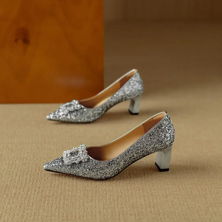 Annie | Gloria Glitter Pumps