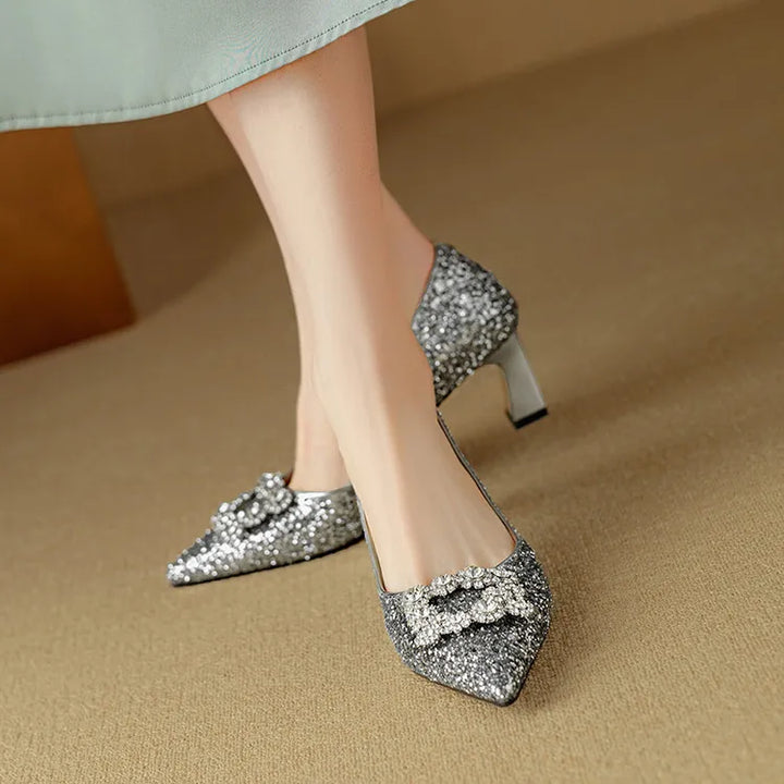 Annie | Gloria Glitter Pumps
