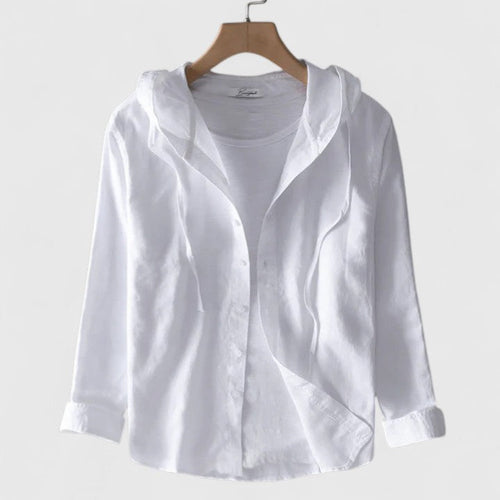 Annie | Elegant Hooded Blouse