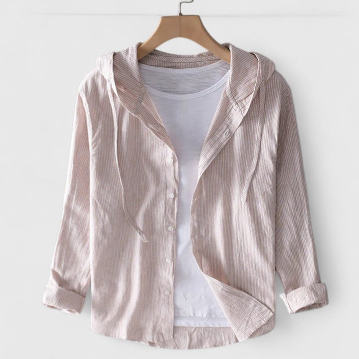 Annie | Elegant Hooded Blouse
