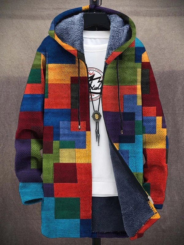 Victoria - Colourblock Knit Sweater Jacket
