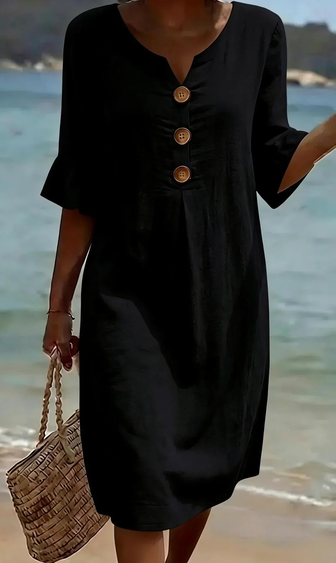 Radmila Textured Long Sleeve Dress