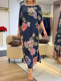 Janice | Floral Print Maxi Dress