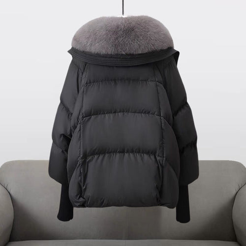 Aurora - Glam Jacket in Real Feather