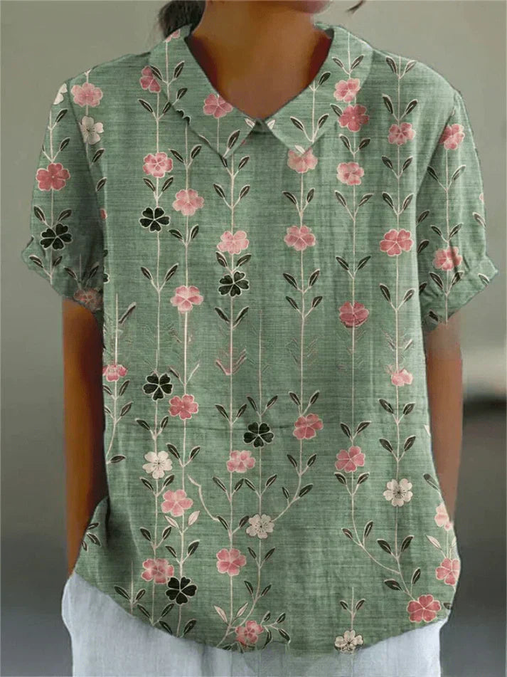 Inga | Stylish Casual Floral Blouse