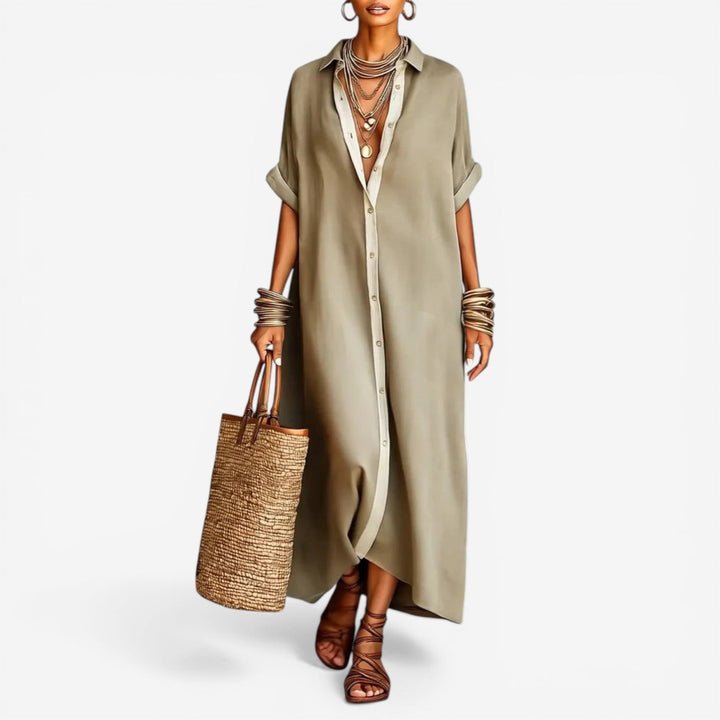 Elysia™ Effortless Shirt Dress
